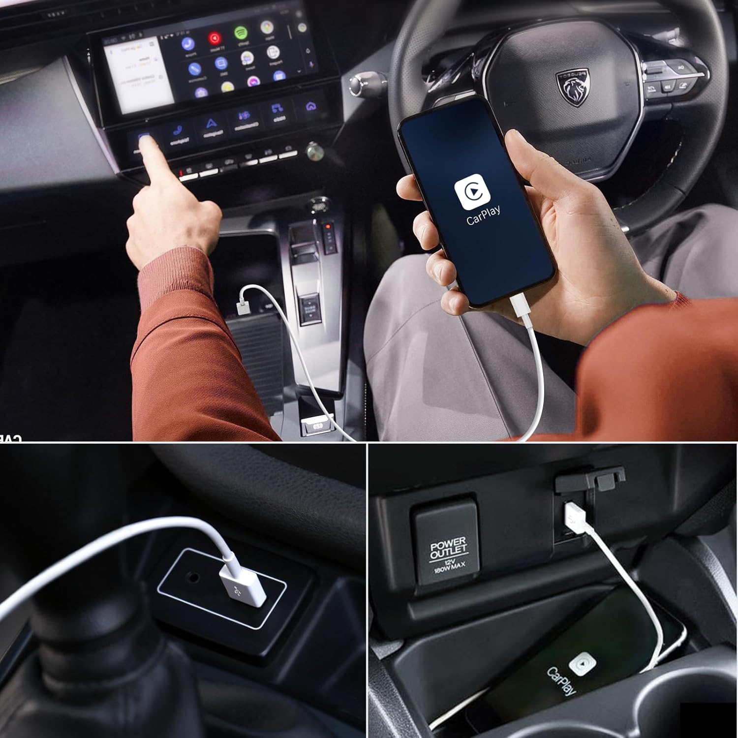 Thumbnail 6 de Qalirvis Carplay Cable 6ft