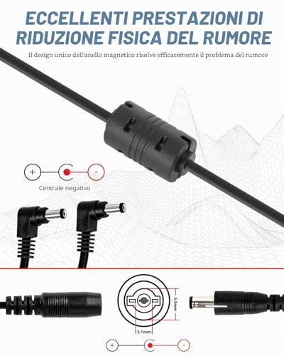 Thumbnail 4 de STRICH SPA-10: Alimentatore da 9V 1A con Daisy Chain a 6 vie per pedali di chitarra