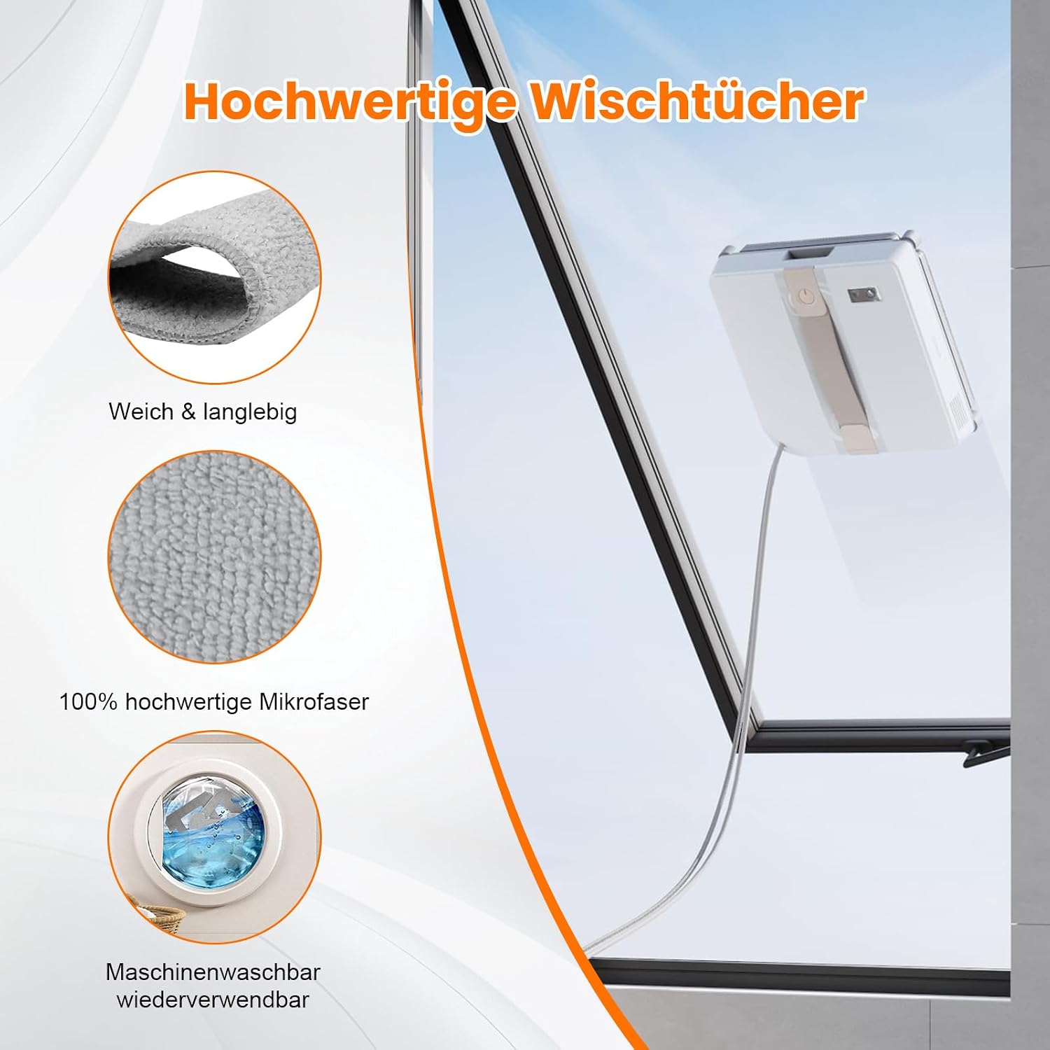 Thumbnail 2 de ECOVACS Winbot Reinigungspad 16er