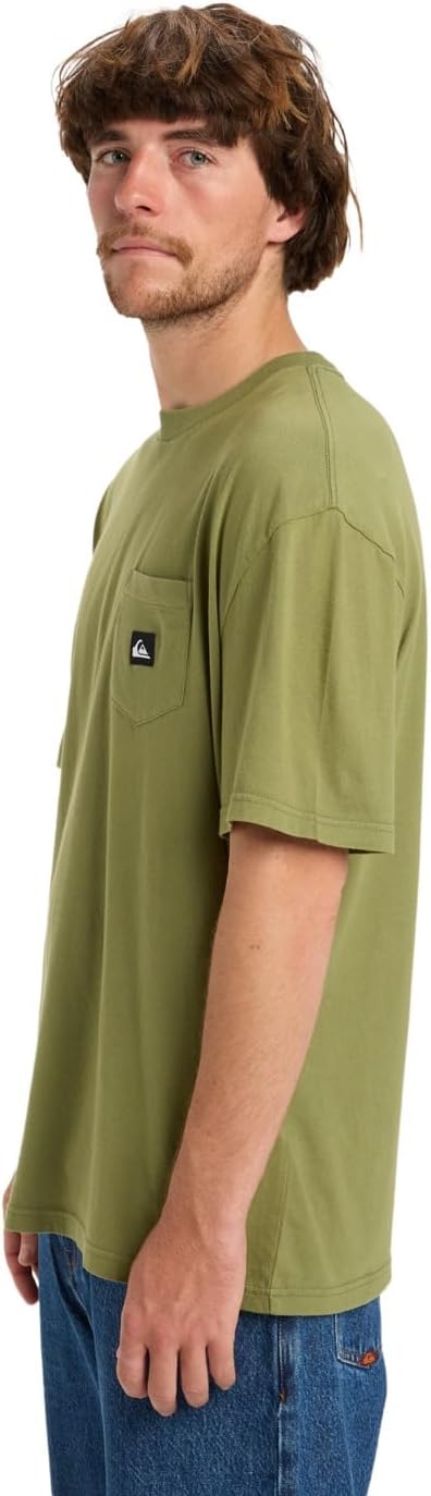 Detalle de Quiksilver Saltwater Pocket Short Sleeve Tee per Uomo