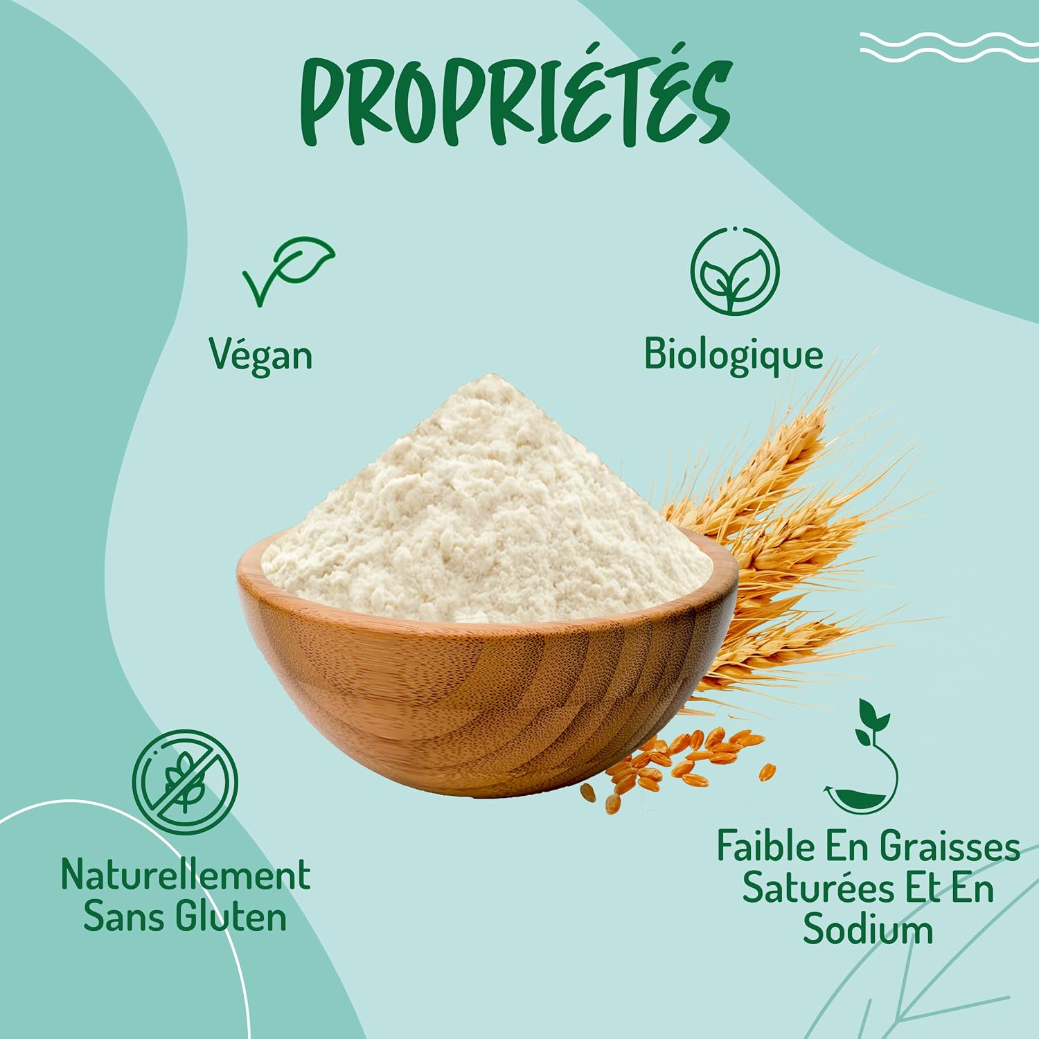 Detalle 2 de Farine d'Avoine Bio 500g pour cuisine đ