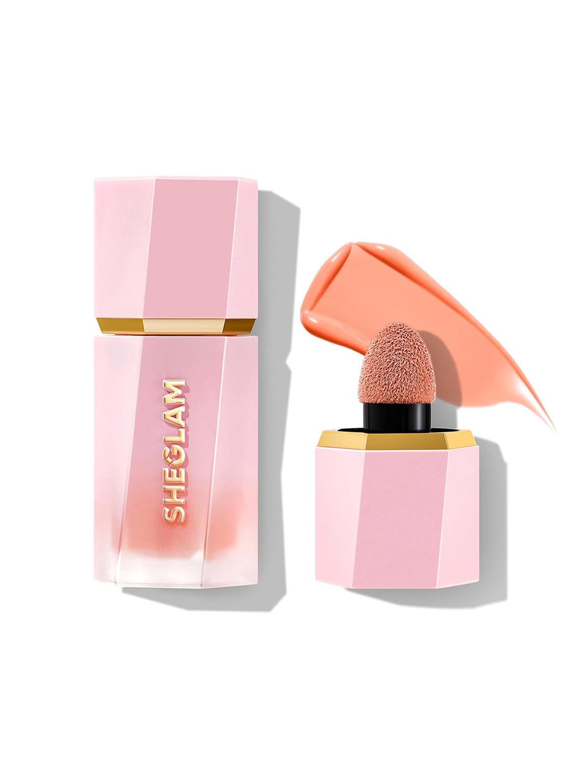 Detalle de SHEGLAM Color Bloom Liquid Blush-Coral Glow