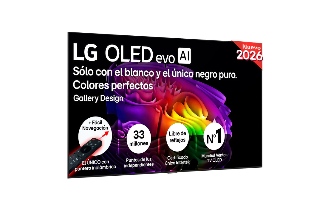 Detalle de LG OLED evo AI G6 77'' (2026) – TV OLED 4K con IA, Copilot y rendimiento para cine y juego