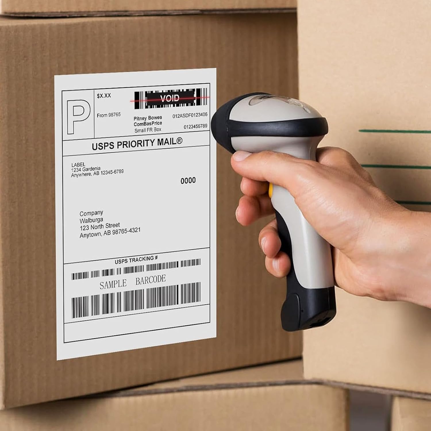 Thumbnail 3 de Coopaty Direct Thermal Shipping Labels, 4 x 6 in