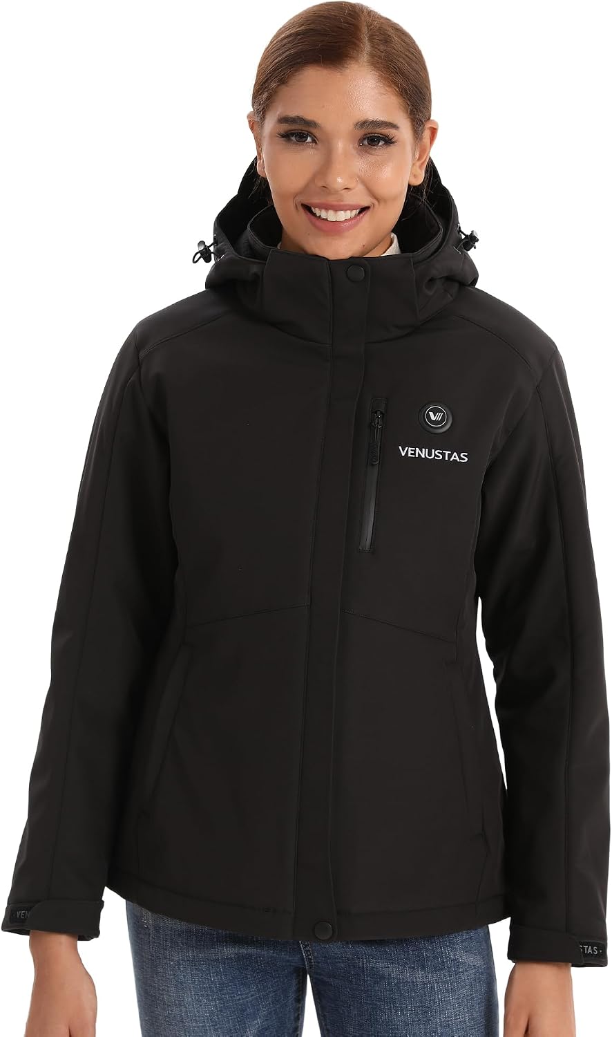 Detalle 2 de Venustas Women's Heated Jacket, 20K Waterproof Shell