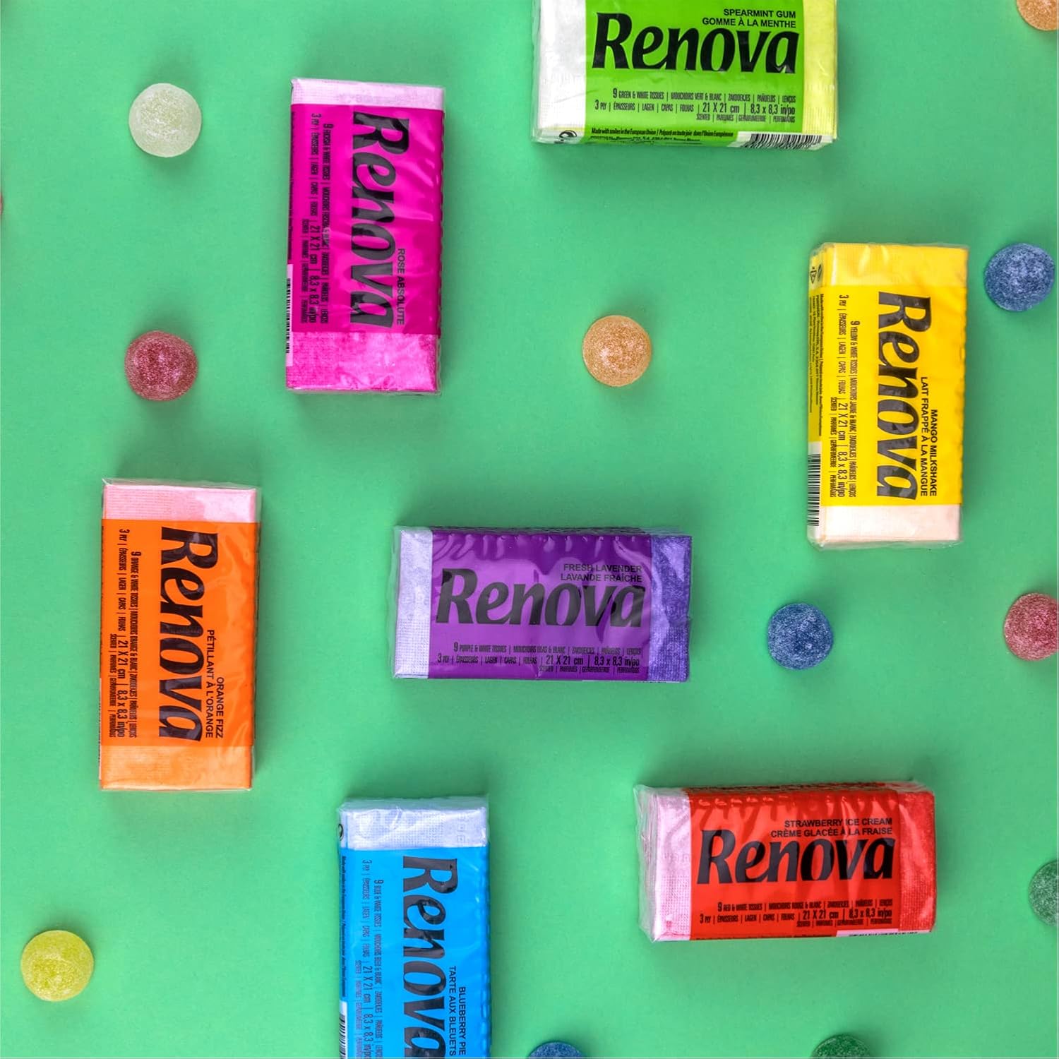 Thumbnail 8 de Renova Red Label Pañuelos de Bolsillo Aroma Mango – Pack 6 🧻