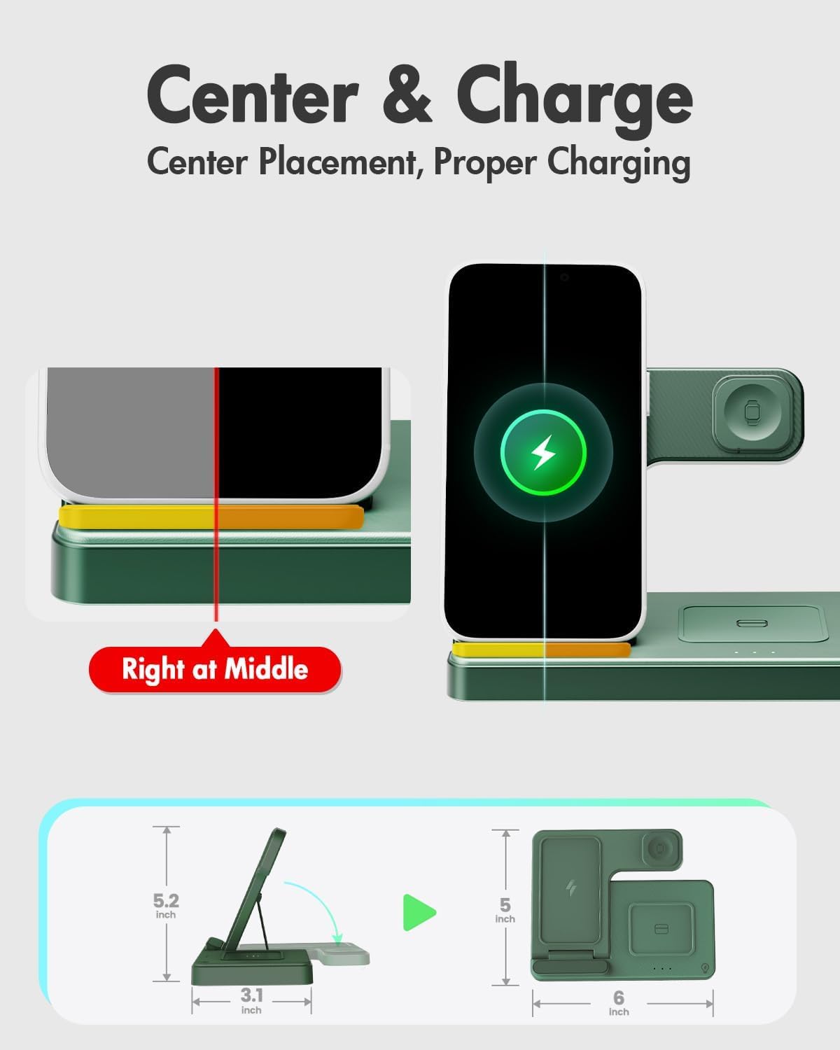Thumbnail 6 de GETPALS 3-in-1 wireless charging station