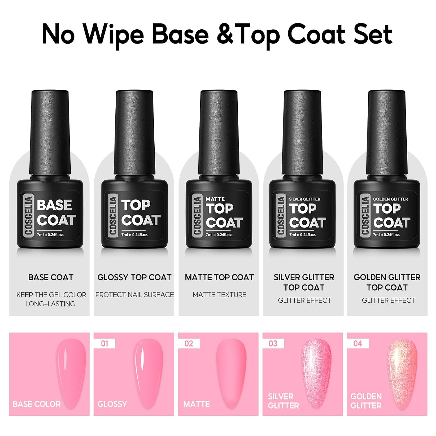 Thumbnail 4 de COSCELIA 40pcs Gel Nail Polish Set 💅