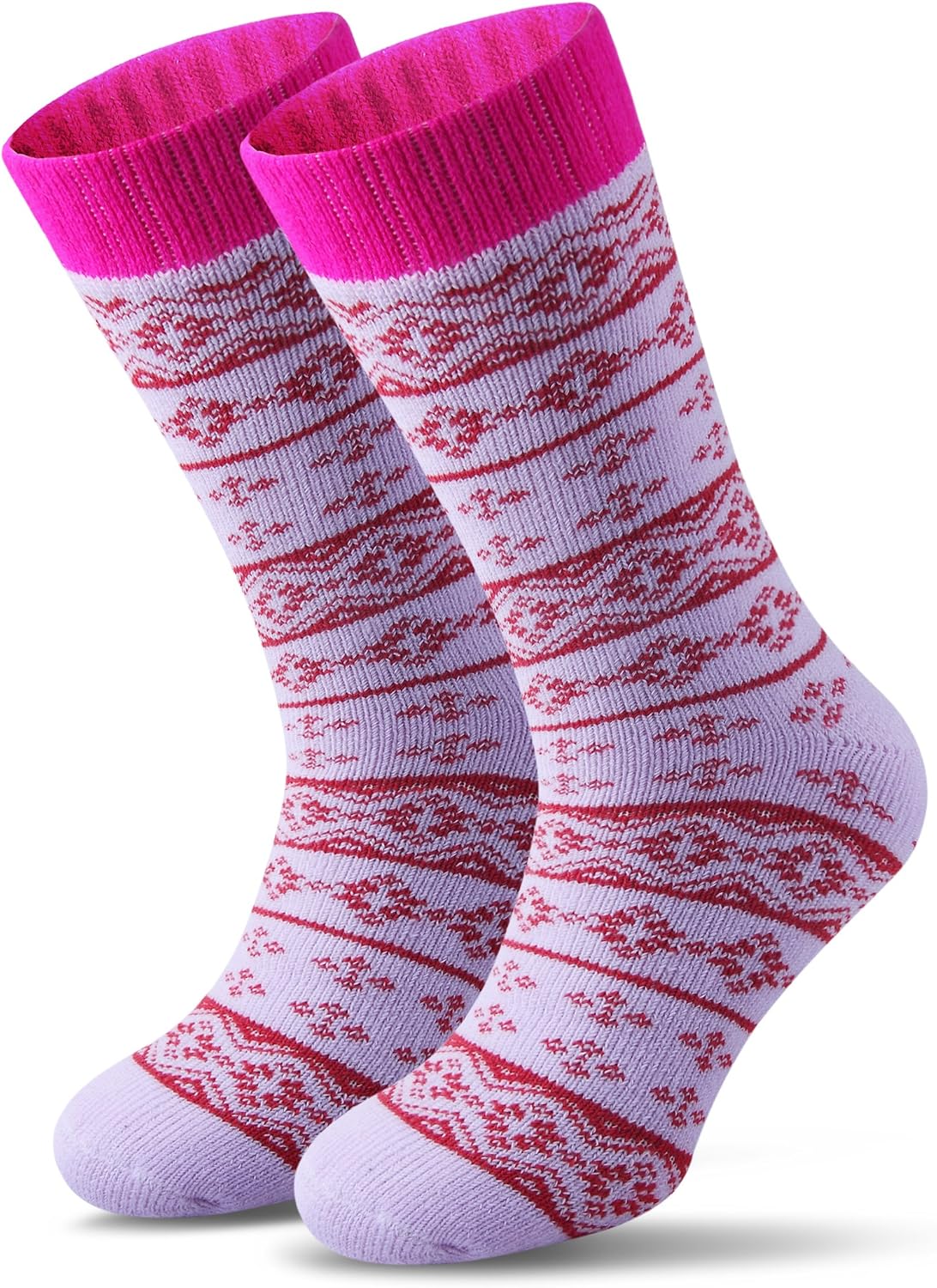 Detalle de JARSEEN Hiver chaussettes thermiques en laine doublée