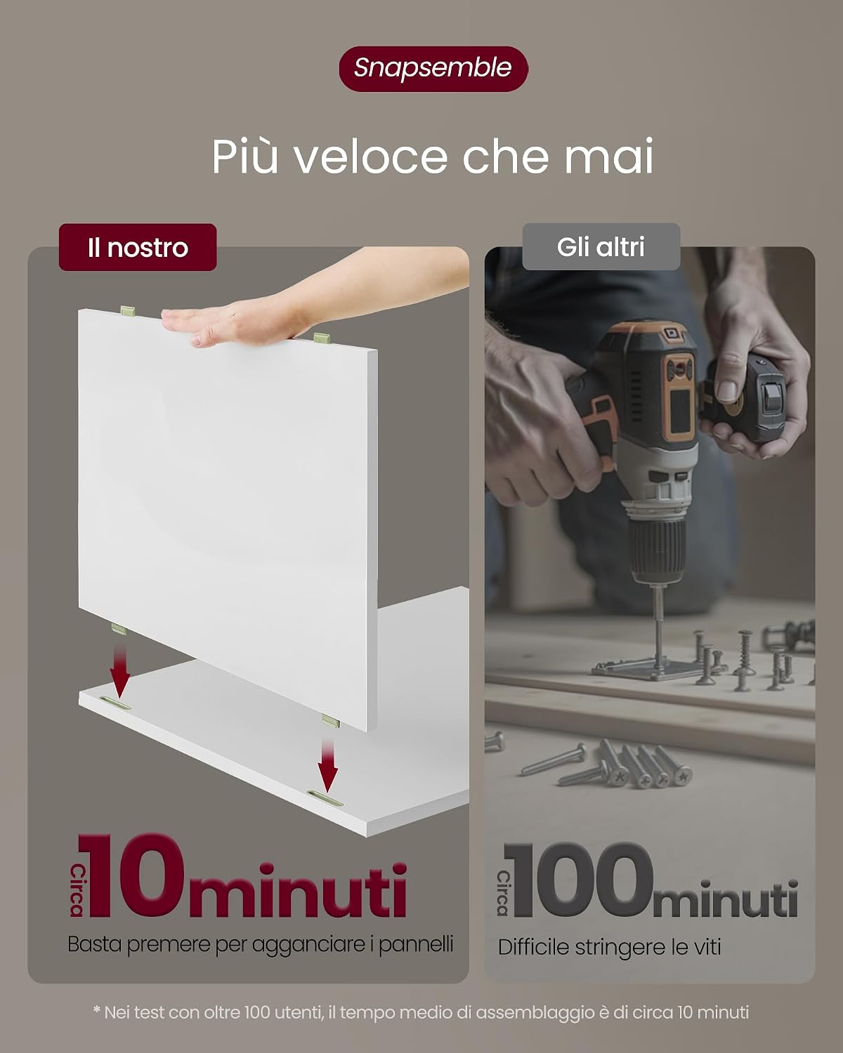 Detalle 2 de VASAGLE LET778W01 comodino 35 x 45 x 58,7 cm