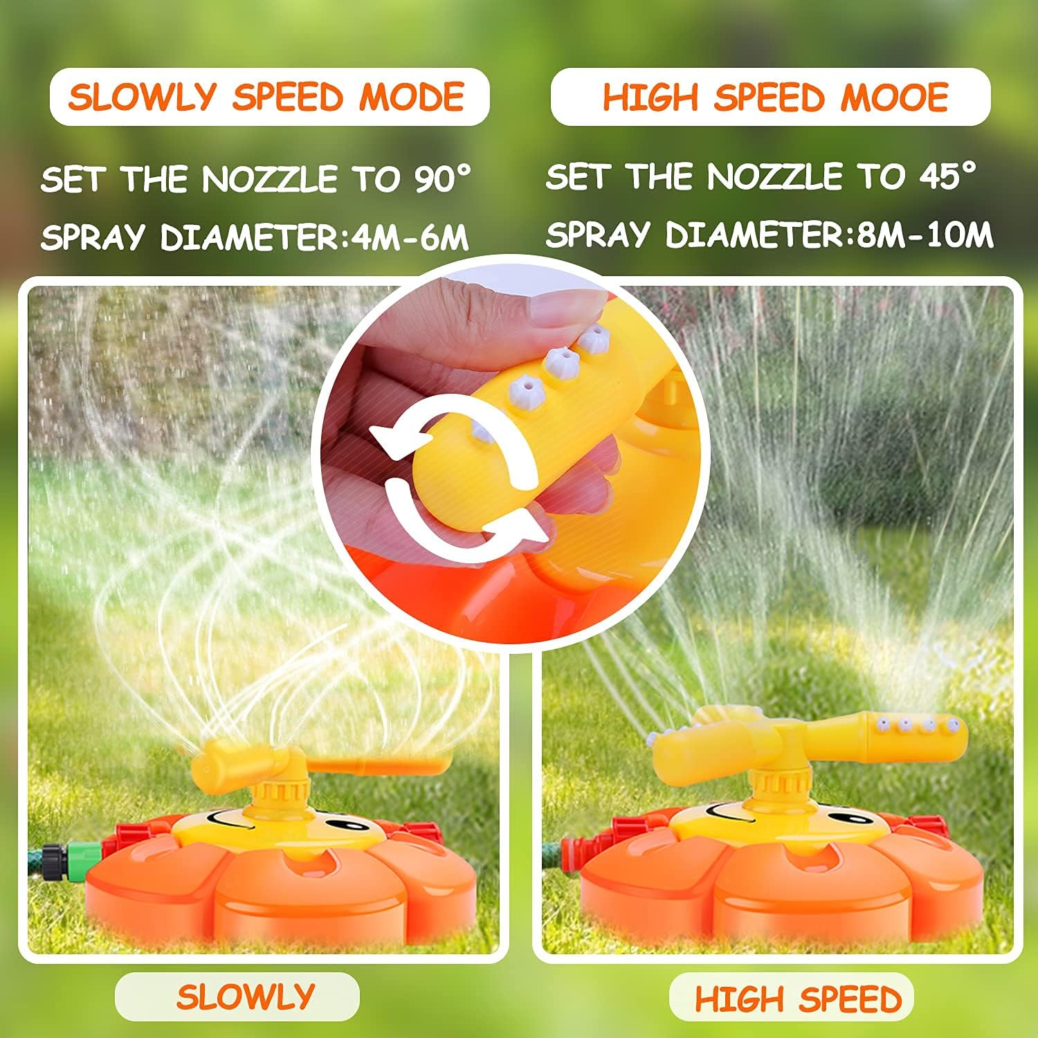 Thumbnail 3 de Water Sprinkler for Kids: 360° Rotating Sprinkler for Backyard Summer Fun