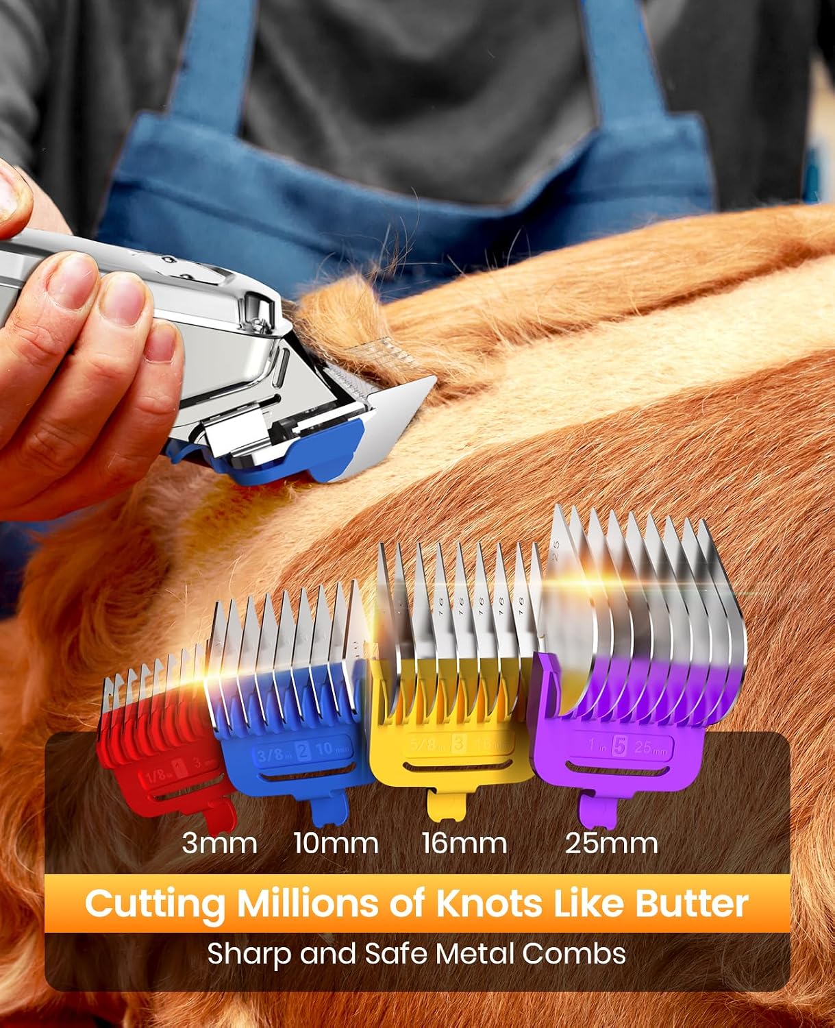 Detalle 2 de oneisall Cordless Dog Clippers Rechargeable Kit