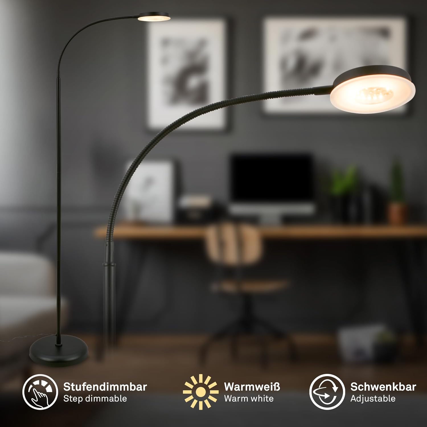 Thumbnail 1 de BRILONER Lampadaire tactile 125,5 cm