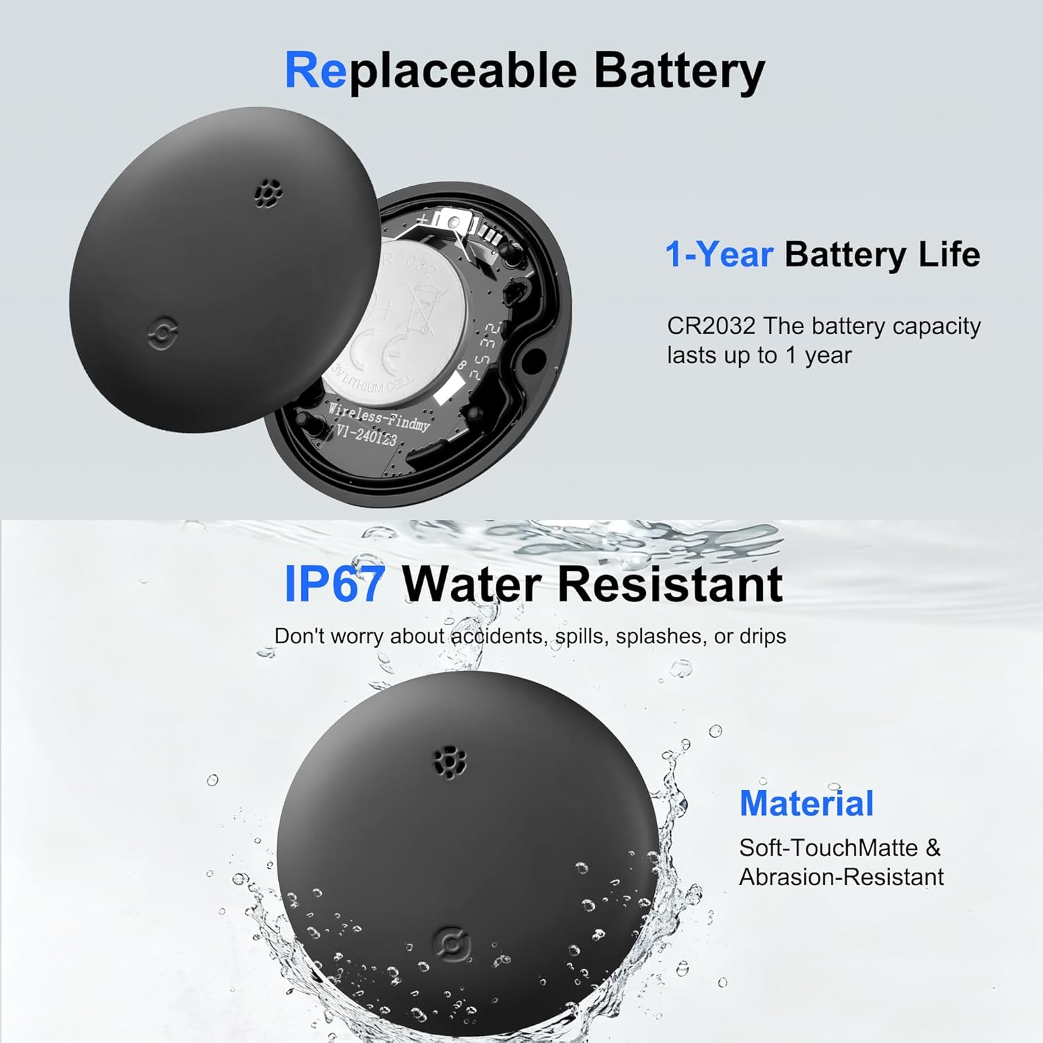 Thumbnail 5 de Android Tracker Tags 4 Pack 12-month battery