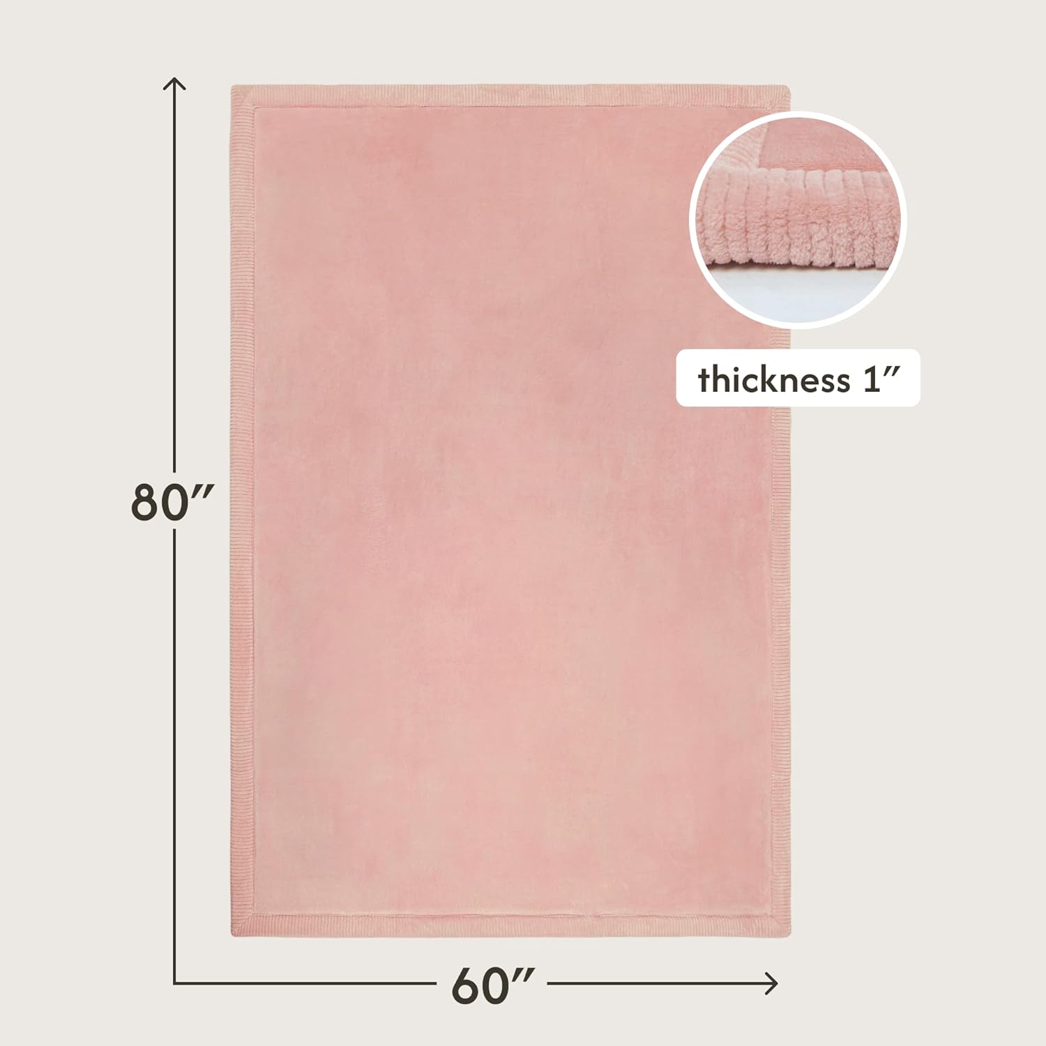 Thumbnail 2 de Coral Velvet baby play mat 200x150x2.5cm