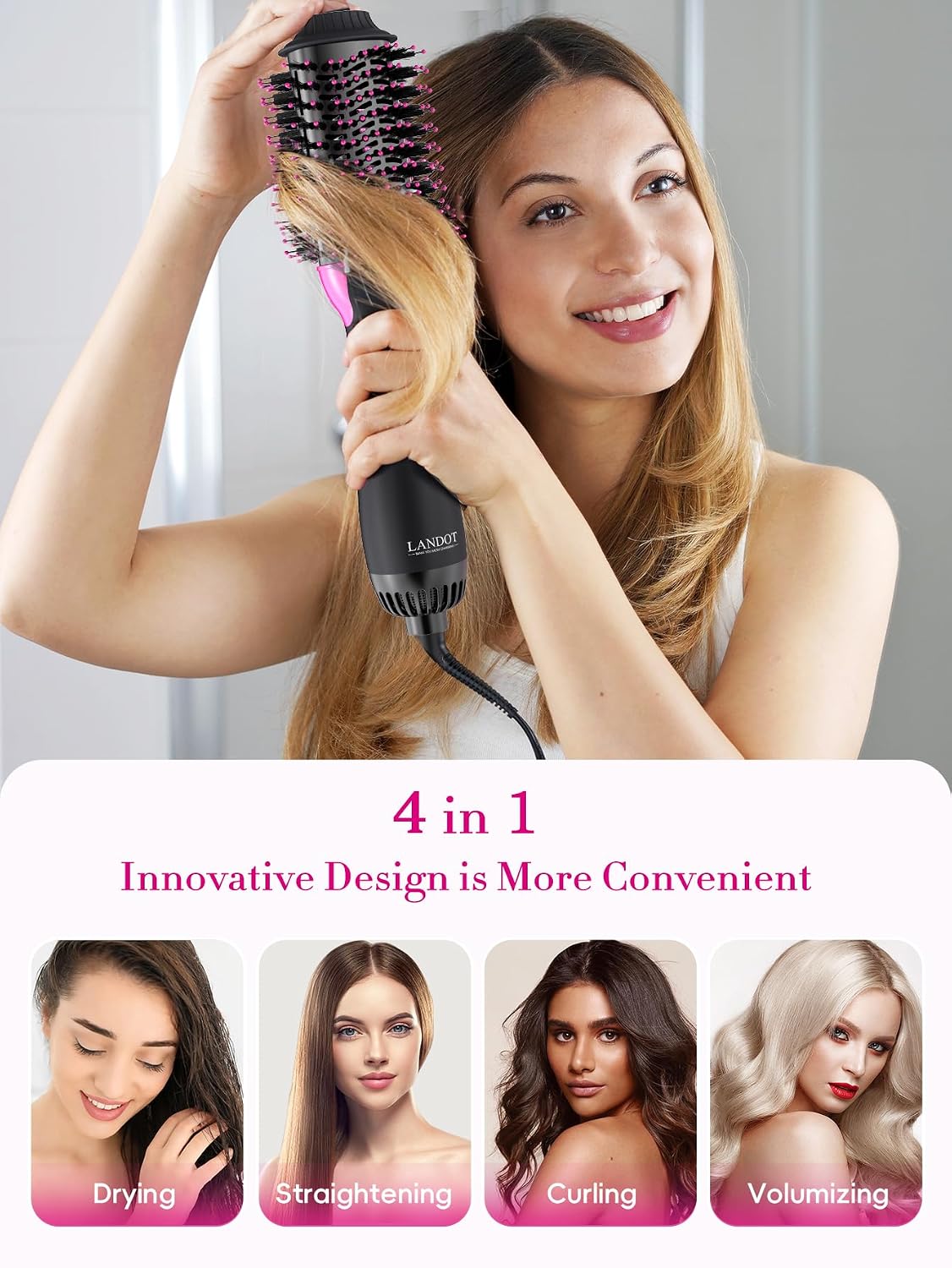 Detalle 2 de Hair Dryer Brush 60mm Oval Volumizer