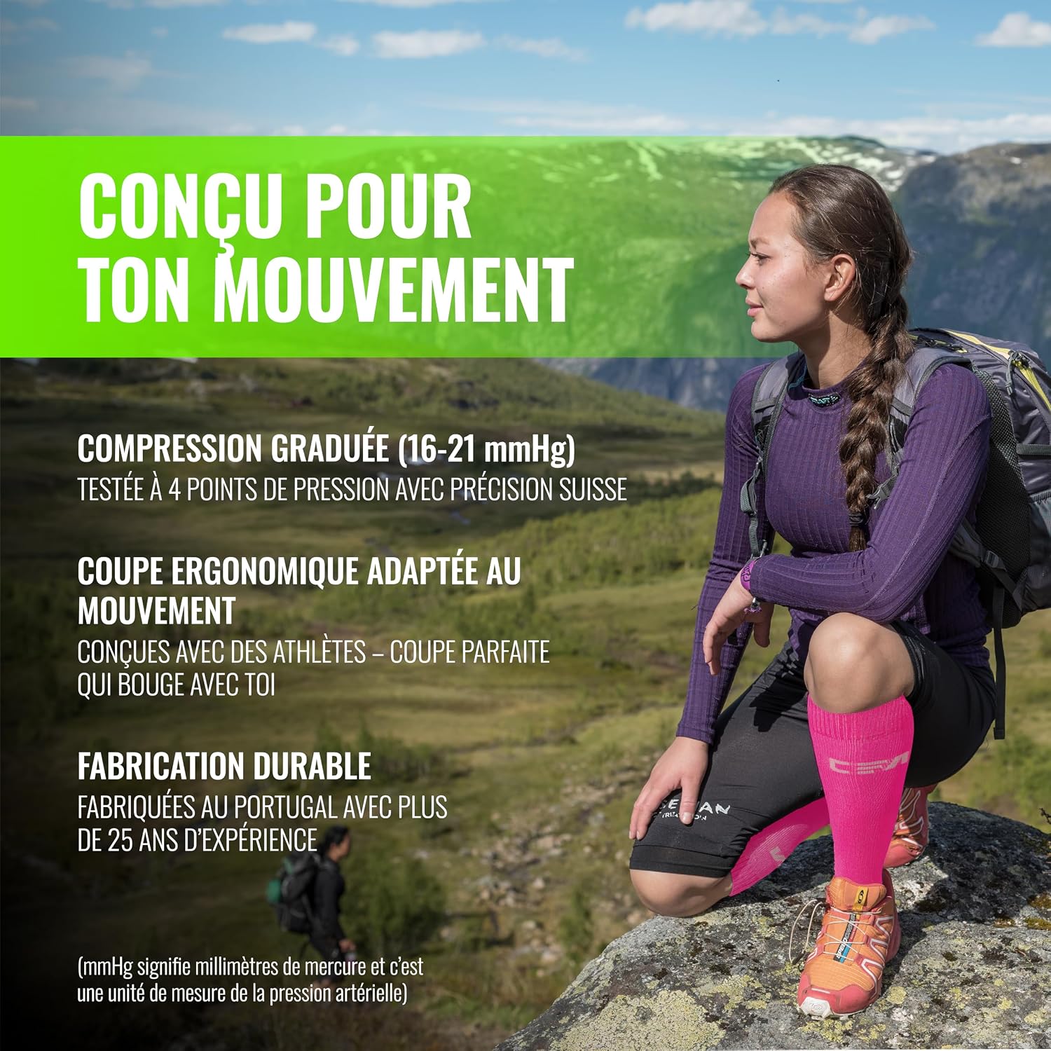 Thumbnail 4 de COMPRESSION FOR ATHLETES V1 16–21 mmHg