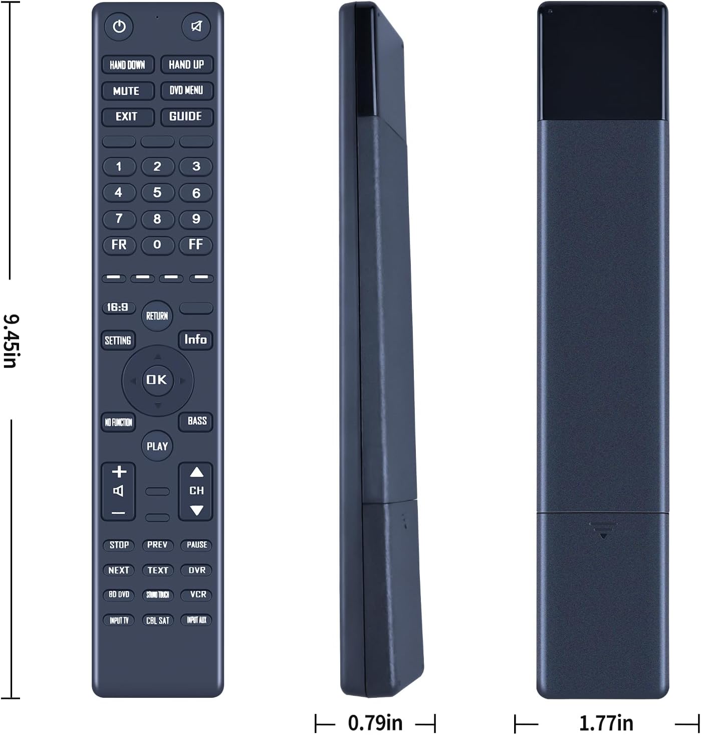 Thumbnail 4 de TCNOUMT replacement remote control for BOSE CineMate GS Series II home theatre speaker system