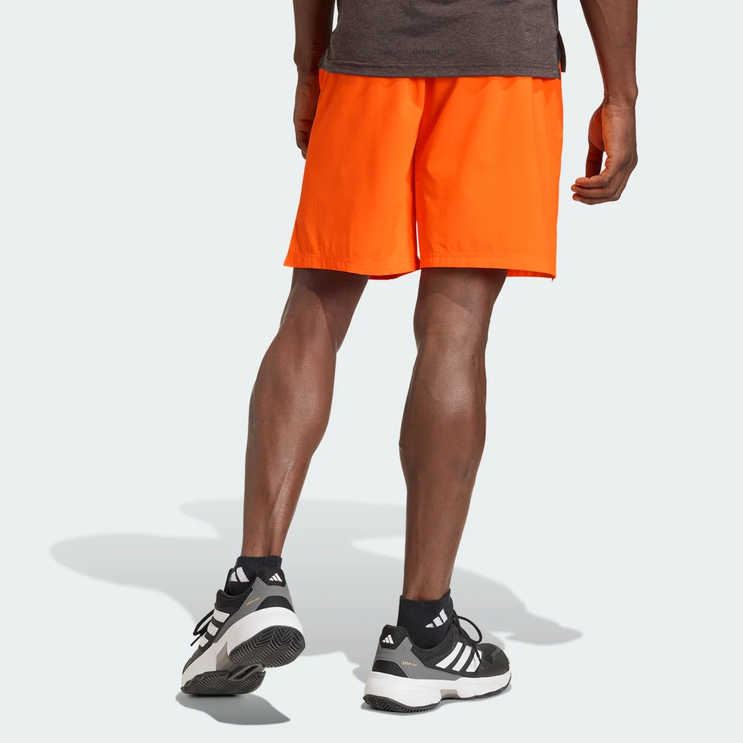 Detalle 2 de Pantalón corto Designed for Training Workout de Adidas – naranja