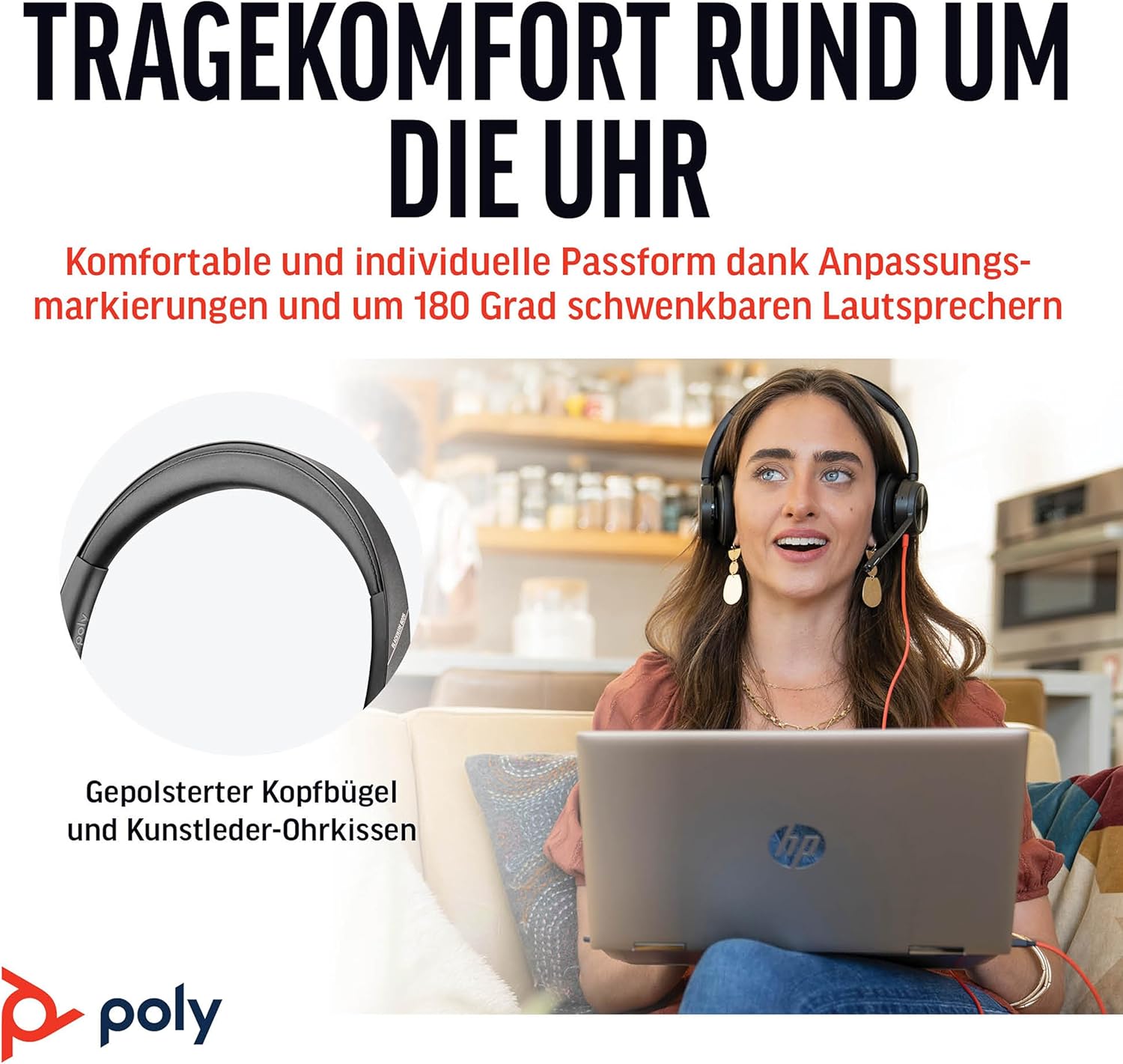 Thumbnail 4 de Blackwire C8225 Headset mit Teams, USB-C