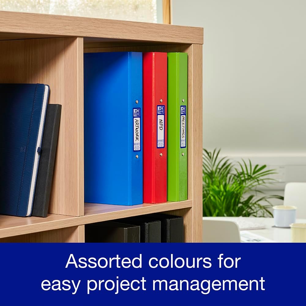 Thumbnail 5 de Oxford A4 ring binders, 40 mm pack