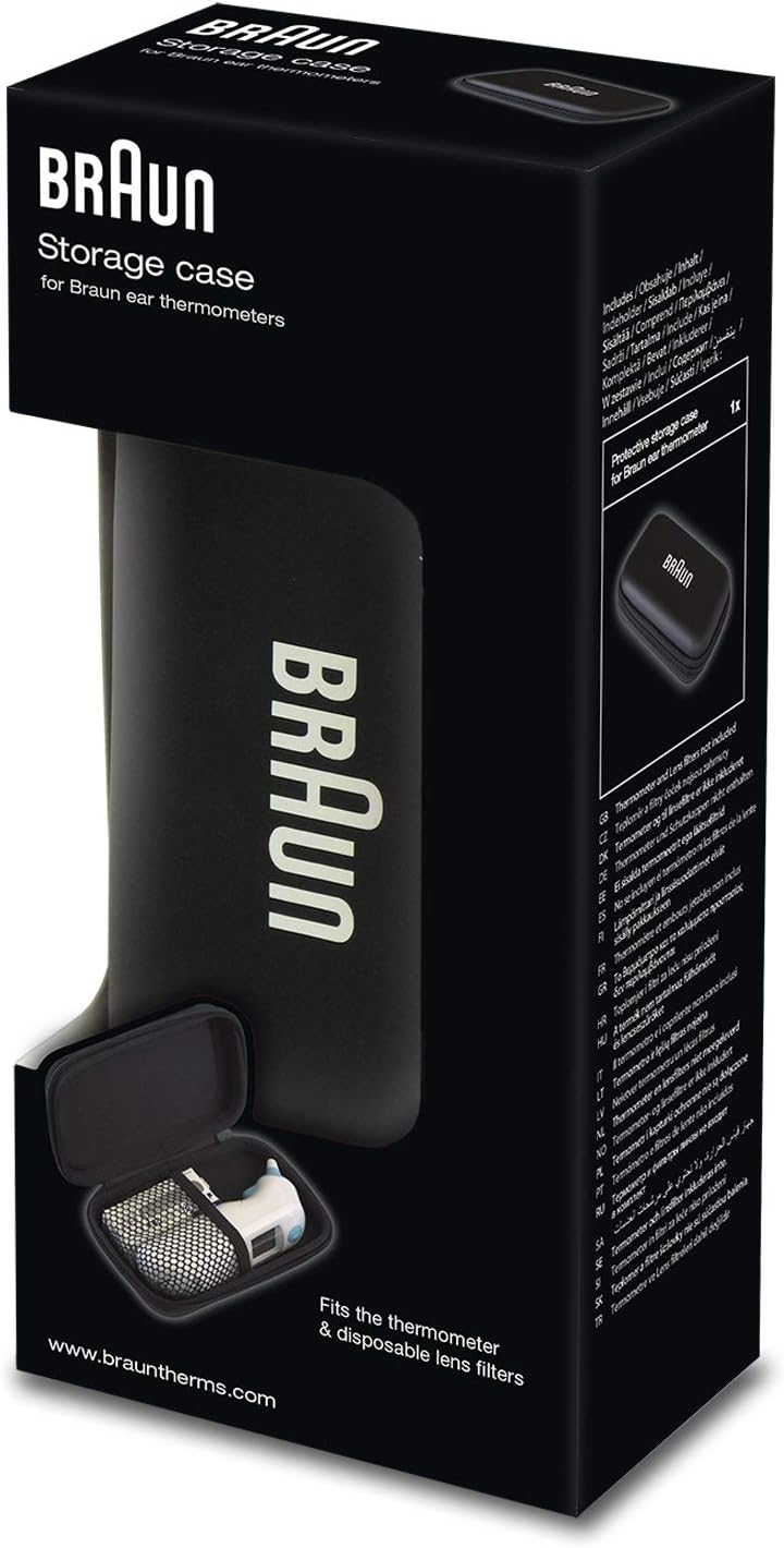 Detalle de Braun Boîtier de Protection pour Thermomètre Auriculaire — Étui rigide compatible ThermoScan