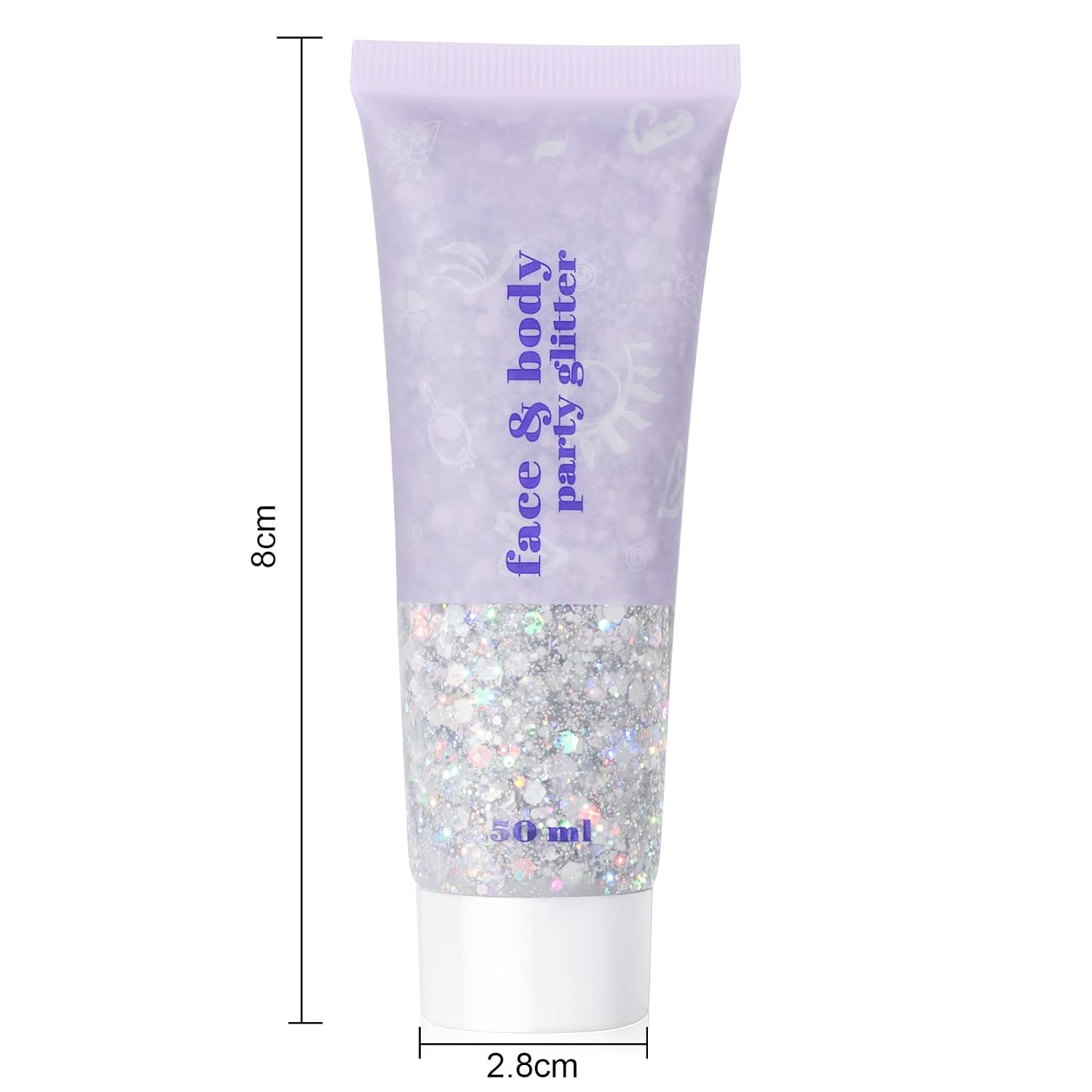 Thumbnail 6 de URAQT Body Glitter Gel 05-Silber