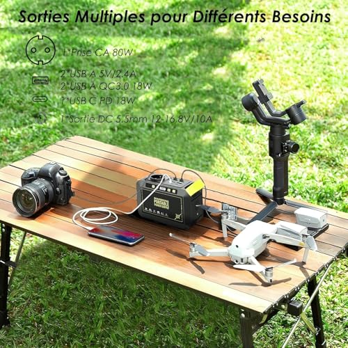 Thumbnail 1 de MARBERO Estación de Energía Portátil 88Wh ⚡ Camping y Viajes