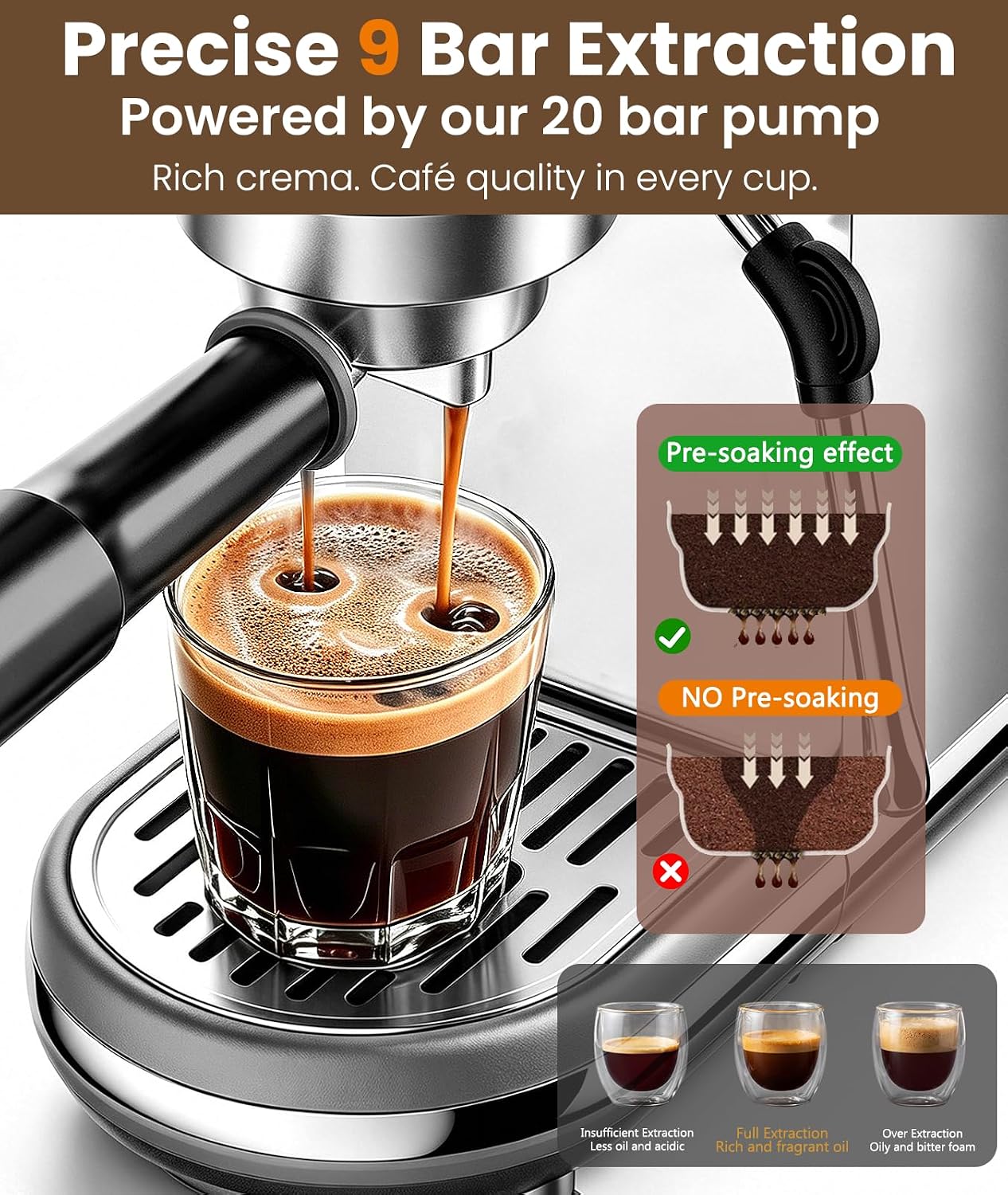 Thumbnail 2 de Espresso Machine 20 Bar ⚡