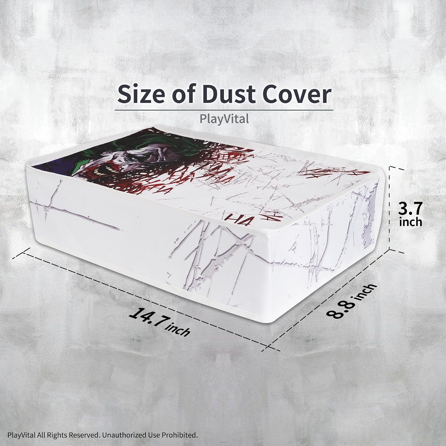 Detalle de PlayVital Horizontal Dust Cover for PS5 Slim Disc Edition: Nylon Shield for the New Smaller Design