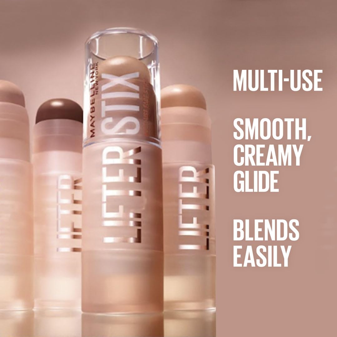 Detalle de Maybelline New York Face Lifter Stix Contouring-Stick Nr. 05 (6 g) für gelifteten Look mit natürlichem Finish