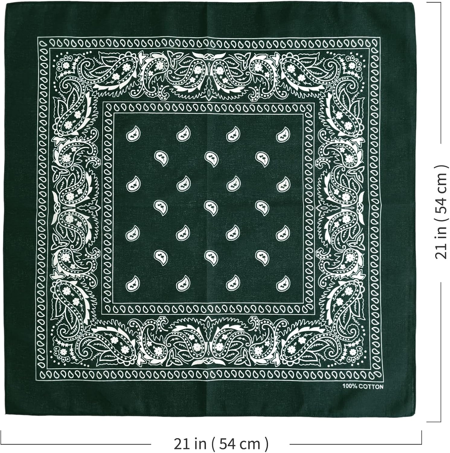 Thumbnail 1 de APIGANIZ 100% Cotton Bandanas, 21 x 21 Inches, Set of 6
