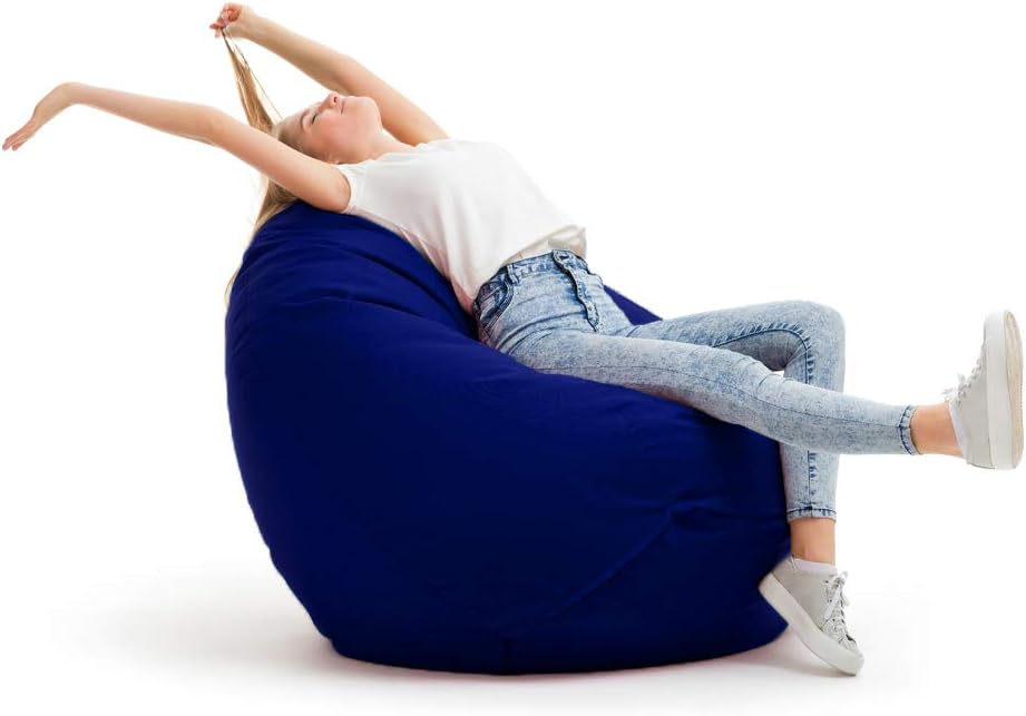 Thumbnail 6 de Bruni Sitzsack Classico L Grau – XXL Bean-Bag aus Deutschland, abnehmbarer Bezug, lebensmittelechte Füllung