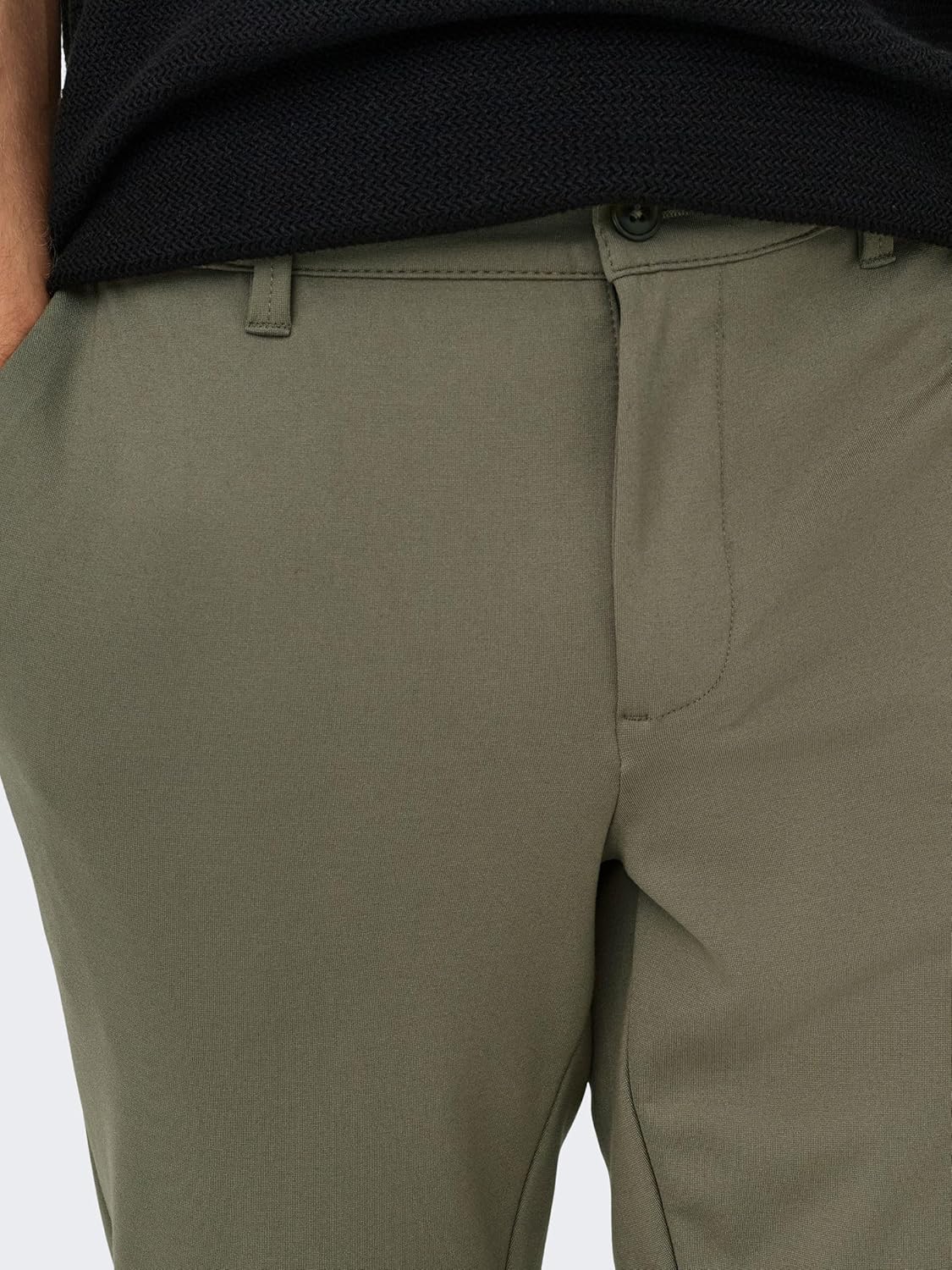Thumbnail 6 de Only & Sons ONSMARK Slim Fit Chino Hose für Herren mit Haken- und Ösenverschluss