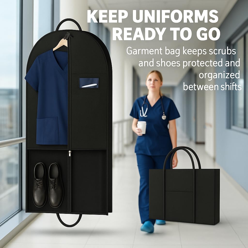 Thumbnail 6 de Large Heavy Duty Garment Bags (54 inch) – Hanging, Zippered & Breathable Storage for Long Clothes