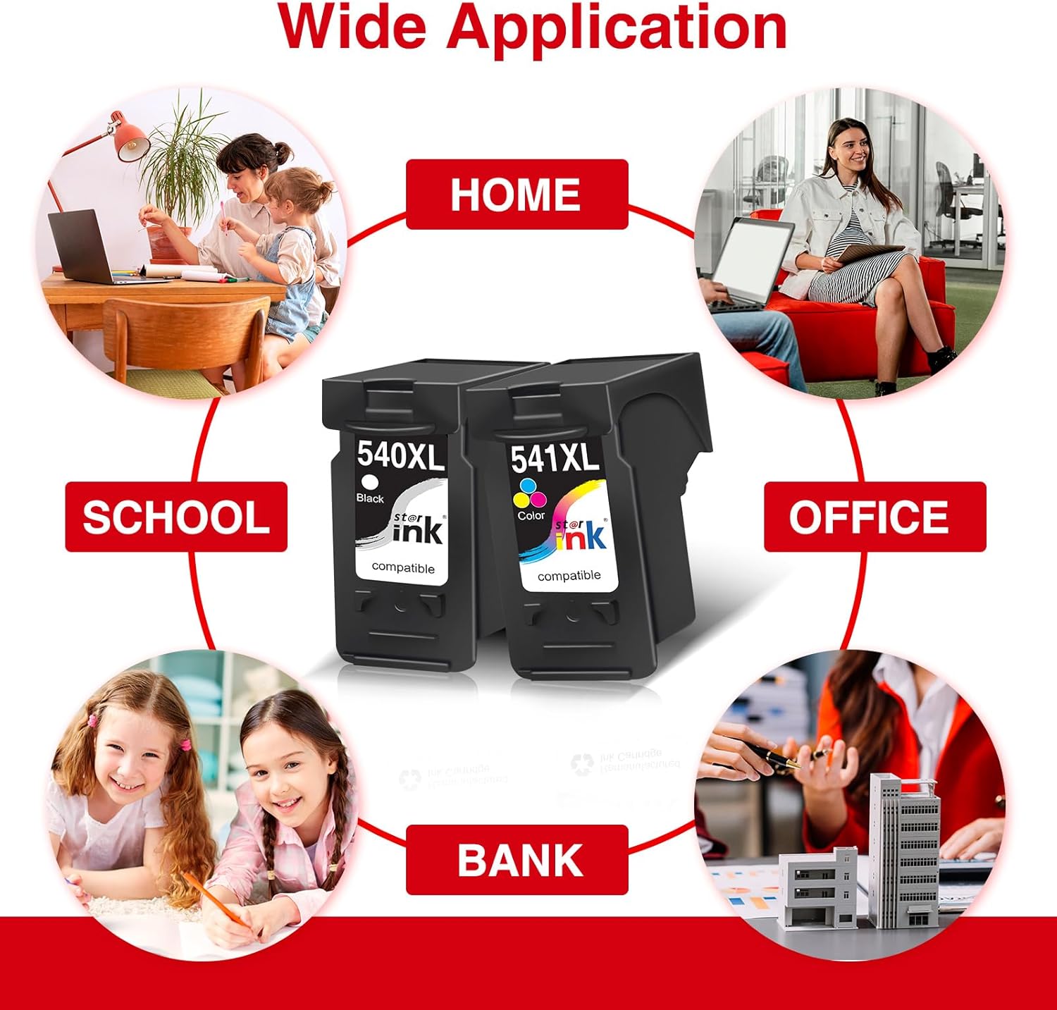 Thumbnail 5 de starink 540XL 541XL ink cartridges 630 pages