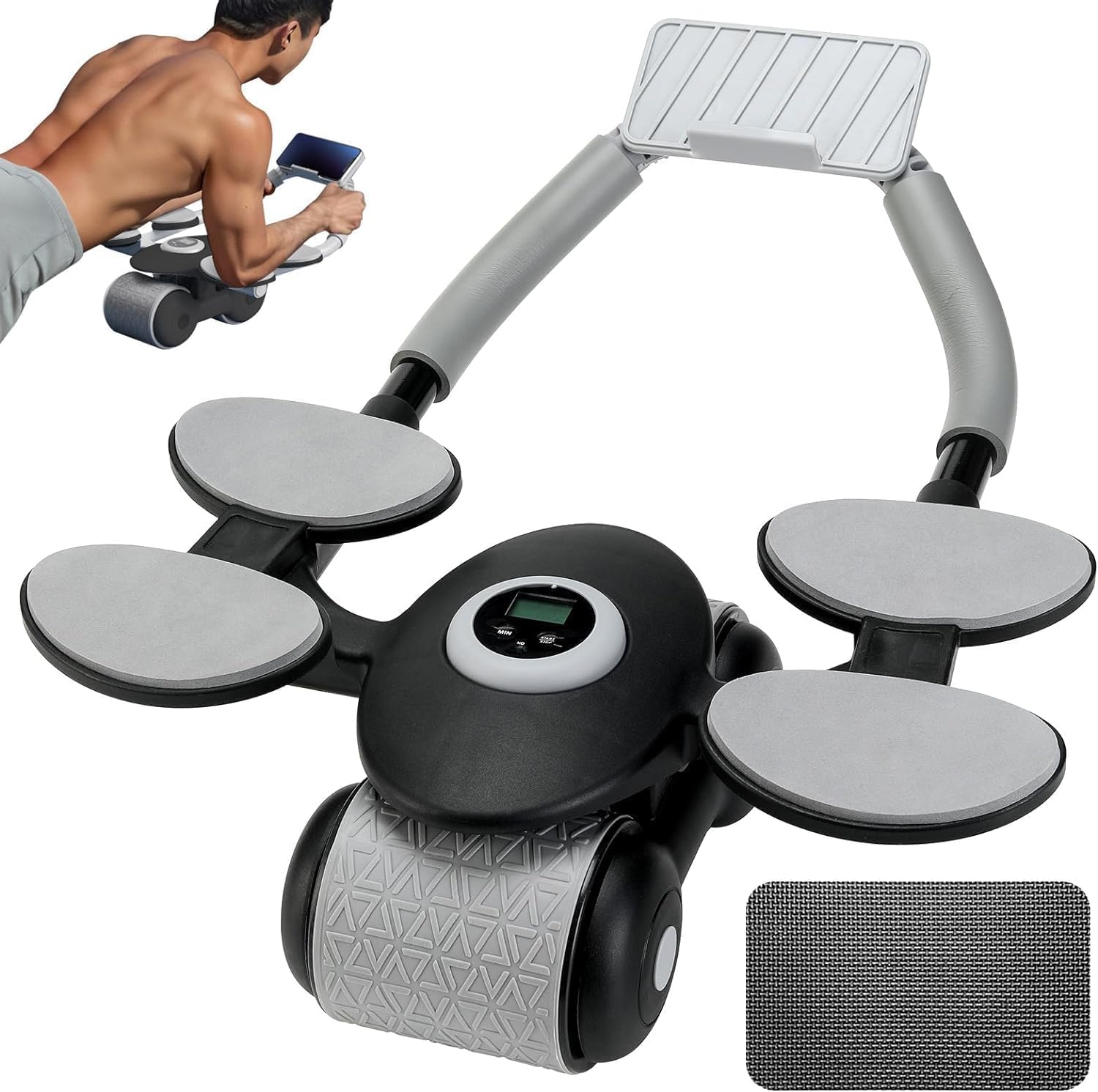 Thumbnail 4 de Ytloospt Ab Roller Wheel with Timer