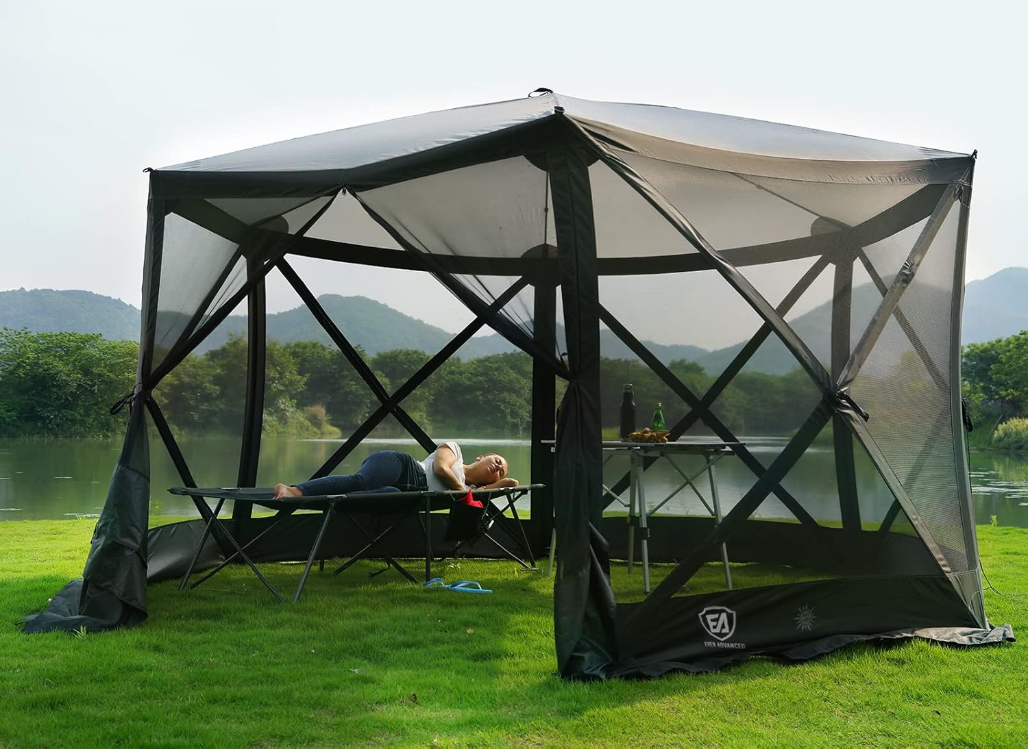 Detalle de EVER ADVANCED Pop-Up Screen House 11.5 ft