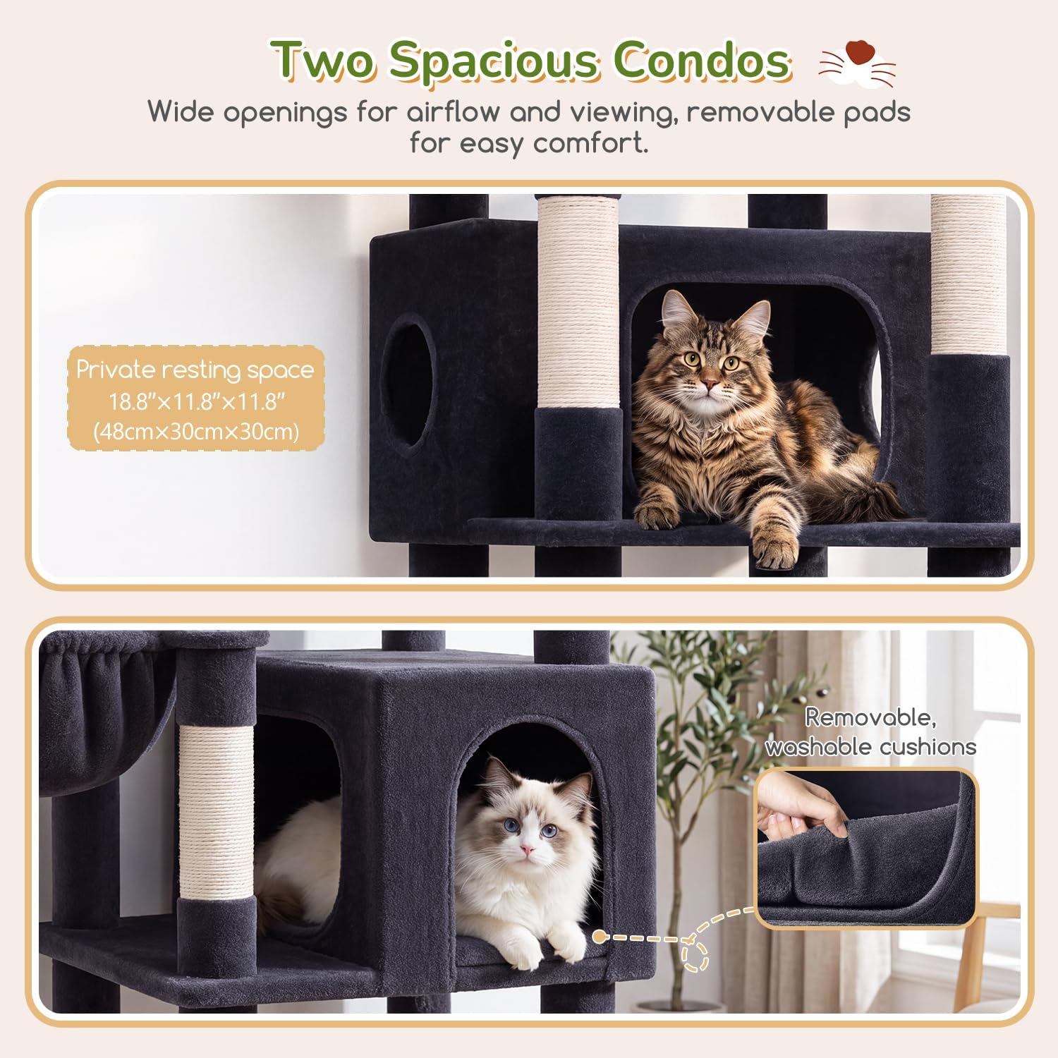 Detalle de Globlazer Cat Tree, 74-Inch