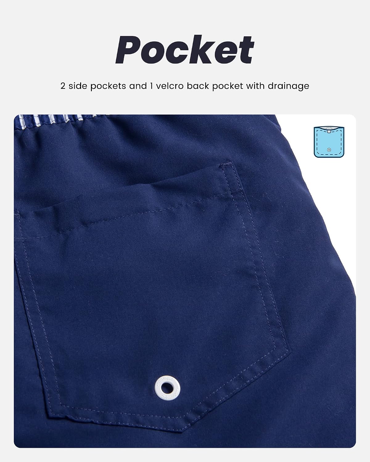 Thumbnail 6 de MaaMgic Badehose Herren 18 cm Innenlänge