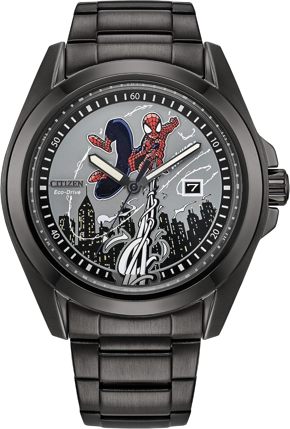 Detalle de Citizen Eco-Drive Spider-Man Watch, 43mm