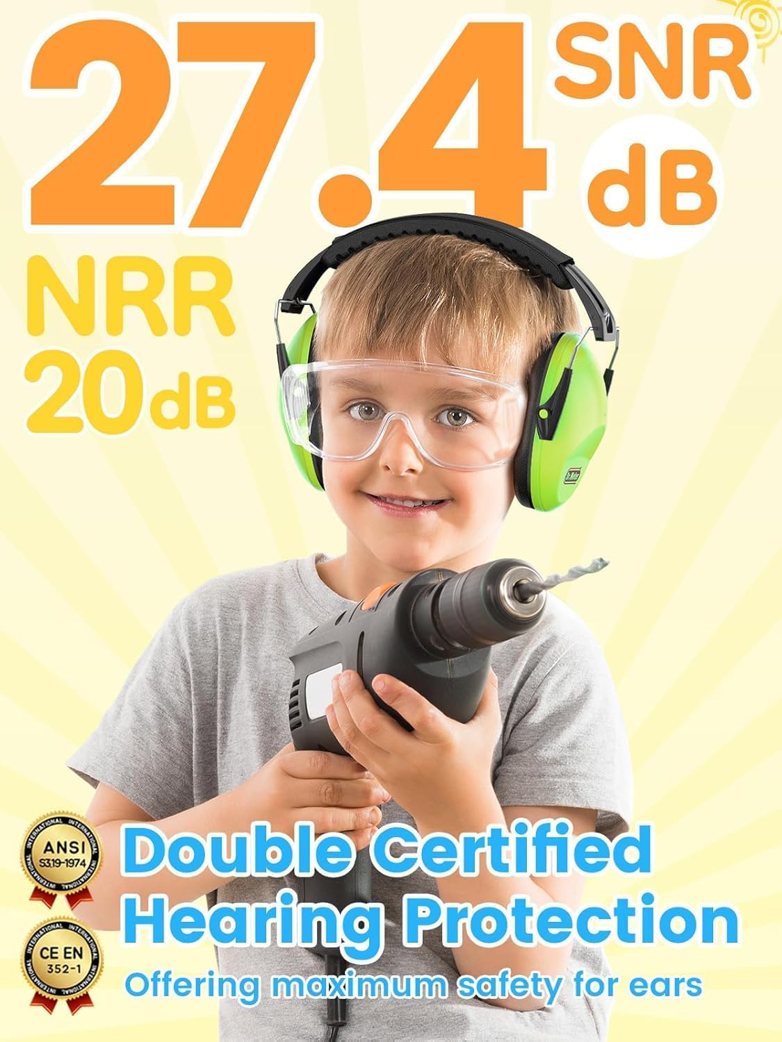 Thumbnail 2 de Dr.meter Gehörschutz Kinder SNR 27 dB