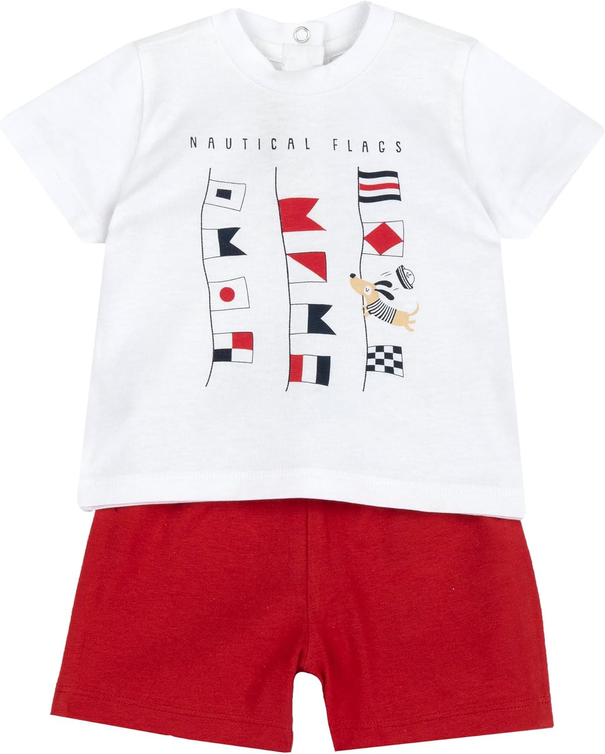 Thumbnail 6 de Chicco Completo Neonato con T-Shirt e Pantaloncini in Morbido Tessuto – Design Italiano