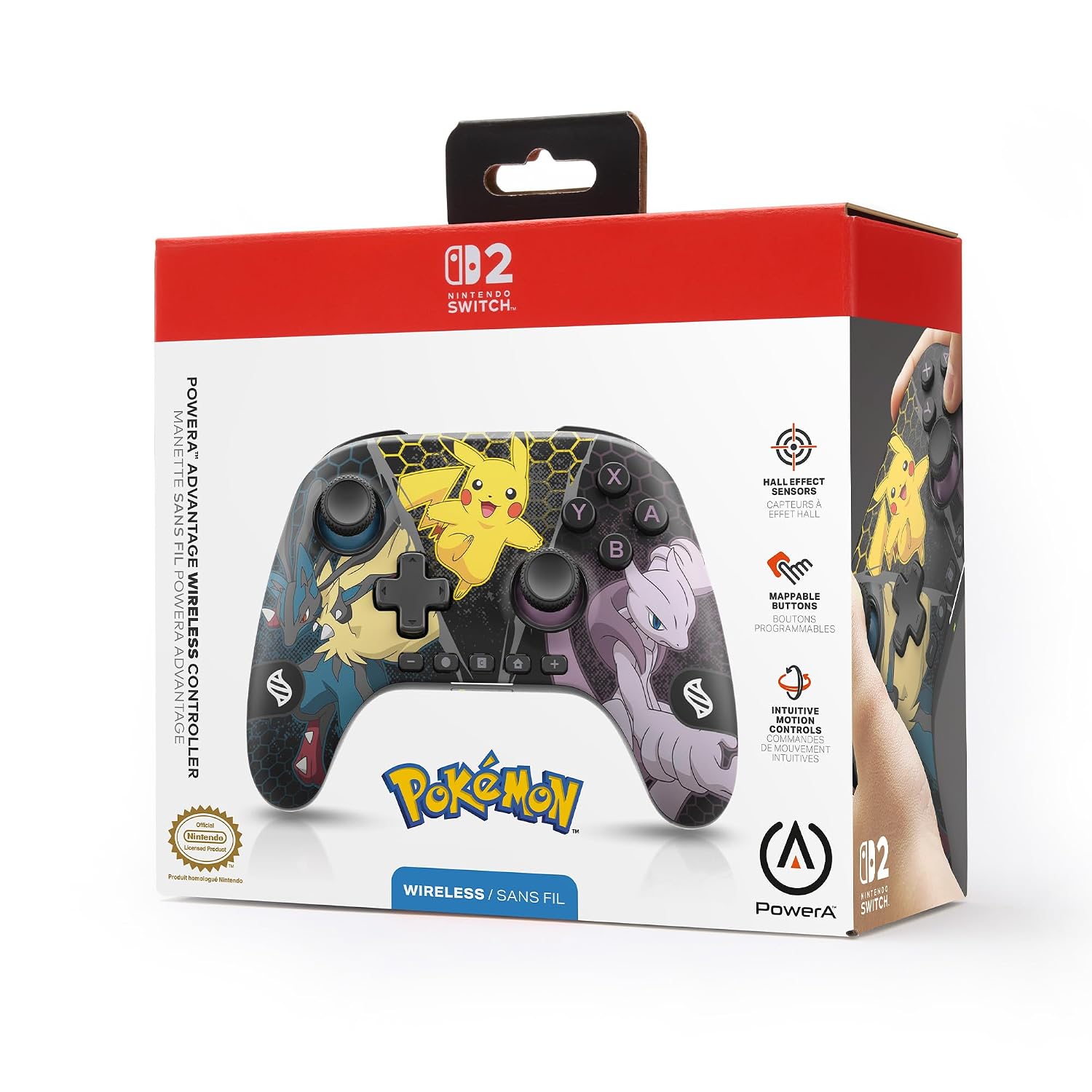 Detalle 2 de PowerA Advantage Wireless Controller Nintendo Switch 2