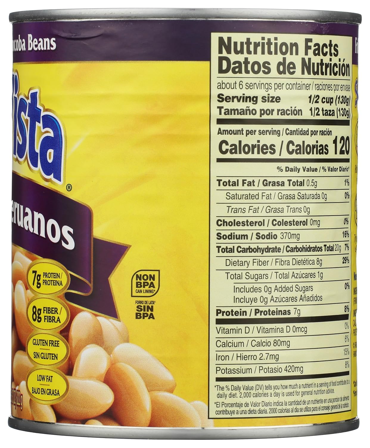 Detalle 1 de SunVista Mayocoba Beans, 29 Ounce Package
