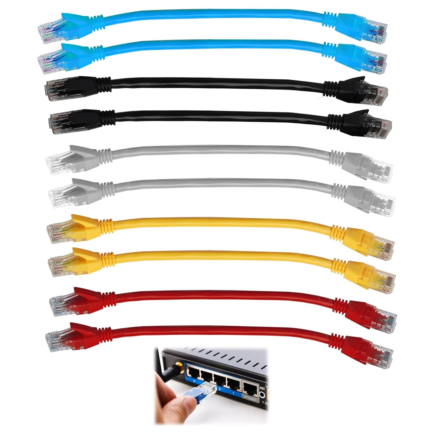Imagen de FunWorth Cat6 Ethernet Patch Cable 0.3m en OfertitasTOP