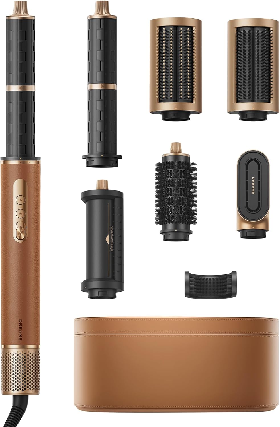 Detalle de DREAME AirStyle Pro — Appareil de coiffure multifonction 7 en 1, vapeur rapide et boucles personnalisables