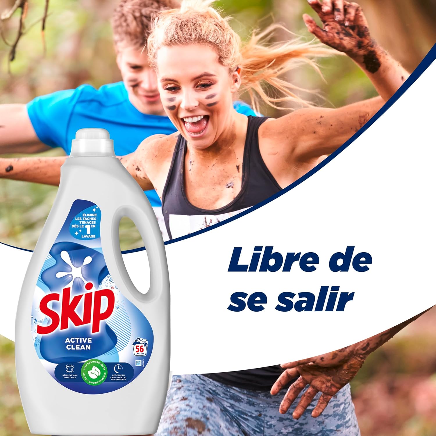 Thumbnail 5 de Skip Lessive Liquide Active Clean – Propreté Impeccable et Fraîcheur Durable (2x40 lavages)