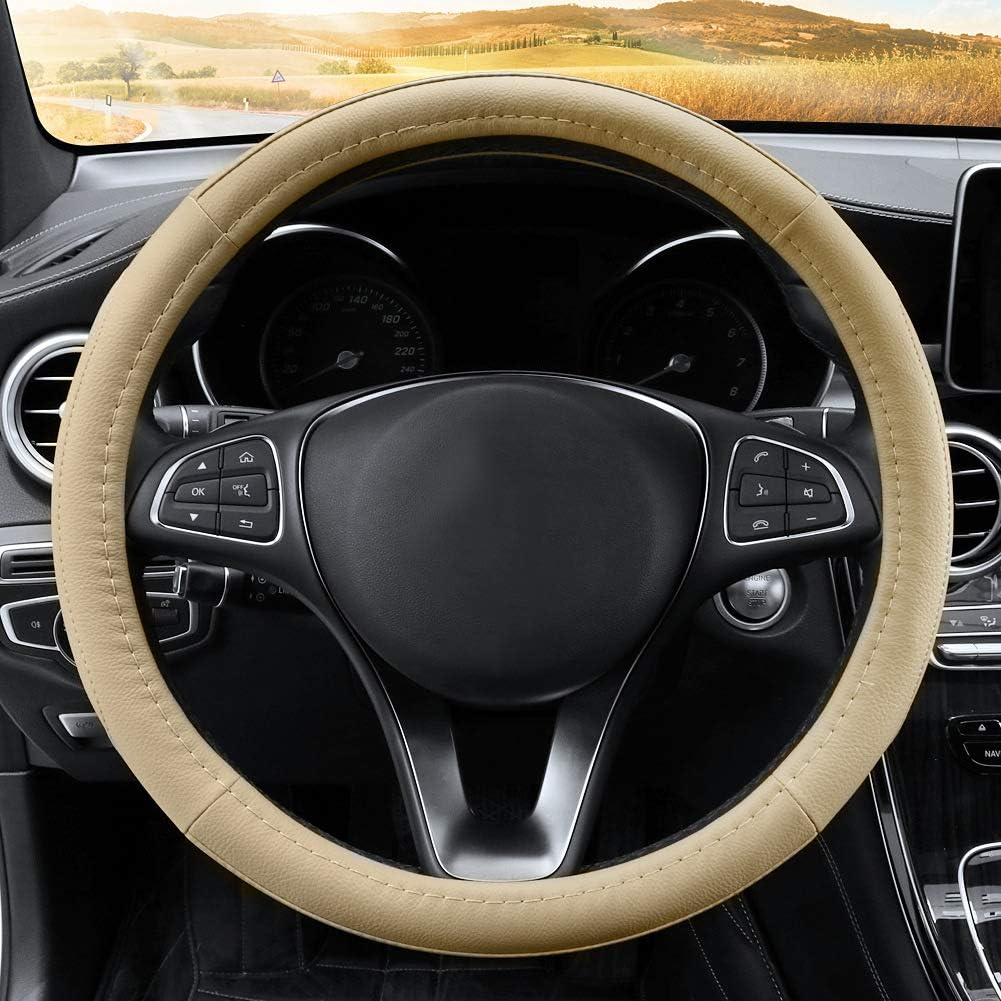 Thumbnail 1 de COFIT Coprivolante Universale in Pelle Microfibra Beige 37–38 cm – Antiscivolo