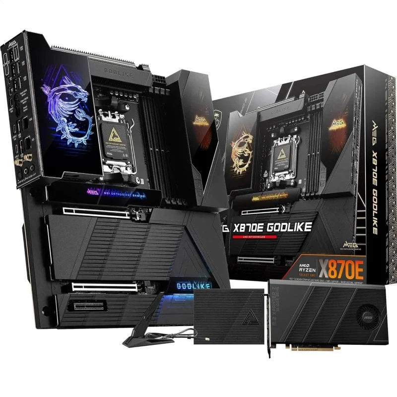 Detalle de MSI MEG X870E GODLIKE placa base
